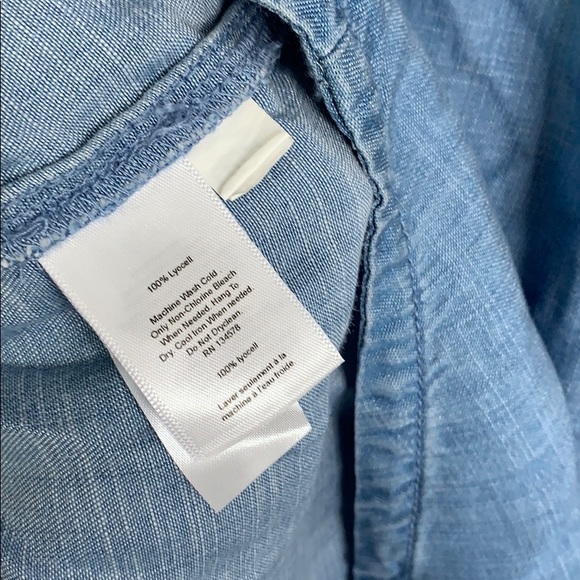 Vineyard vines Dolman chambray popover dress NWT - Picture 8 of 8